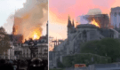 Věž slavné katedrály Notre-Dame se zřítila před zraky lidí, kteří natáčeli požár na VIDEO