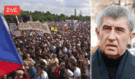 Na Letné probíhá demonstrace proti Babišovi. Podívejte na online přenos