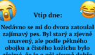 Vtip na dnešní den: Nedávno se mi do dvora zatoulal zajímavý pes
