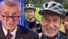 Andrej Babiš se vydal s dětmi na hory a předvedl své umění ježdění na kole: Dcera Vivien se nestačila divit